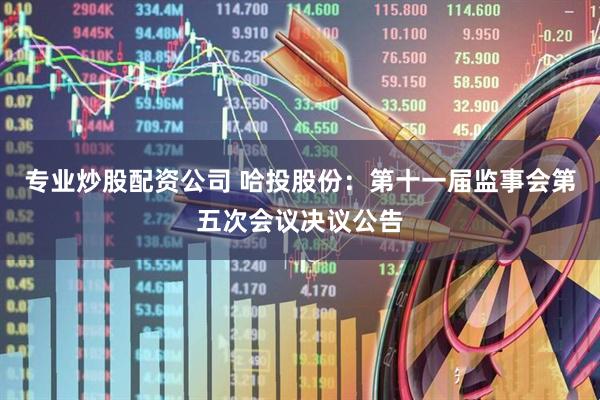 专业炒股配资公司 哈投股份：第十一届监事会第五次会议决议公告