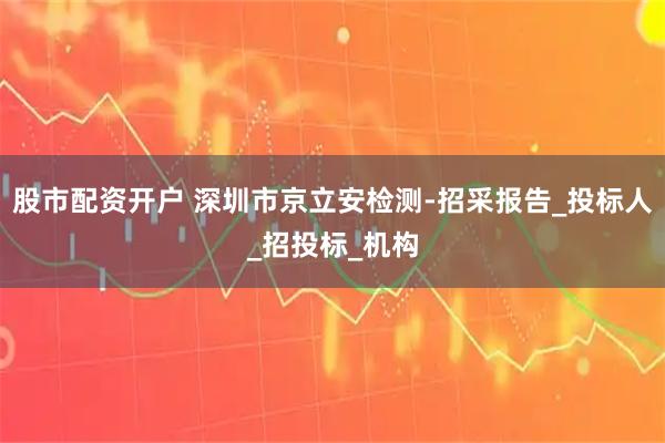 股市配资开户 深圳市京立安检测-招采报告_投标人_招投标_机构